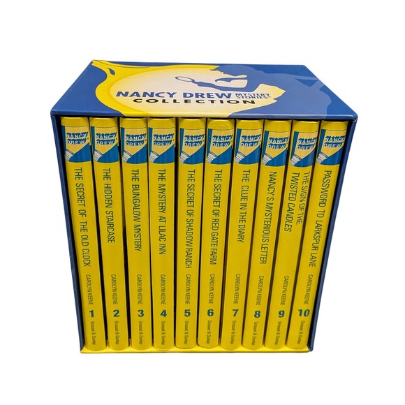 Nancy Drew Mystery Collection Books 1-10 Hardcover Box Set Kids - Picture 1 of 6
